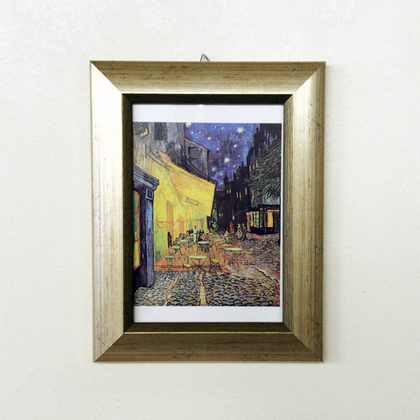 Wall-mounted photo frame, emerald gold, postcard size, A6, antique, wedding gift, baby gift, interior decoration, original