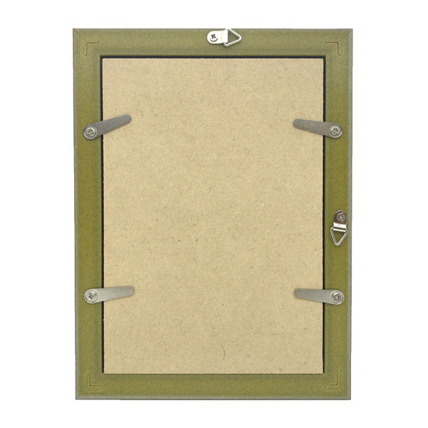 Wall-mounted photo frame, khaki stain, postcard size, A6, antique, wedding gift, baby gift, interior decoration, original