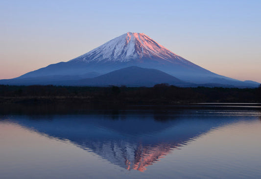 ポストカード 日本風景「精進湖の富士山」105×150mm カラー写真 観光内 名所 郵便はがき