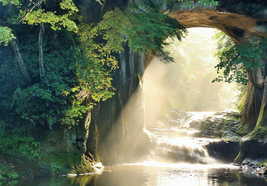 Postcard Japanese Landscape "Kimitsu City Nomizo Falls" 105 x 150 mm Color Photo Tourist Attraction Postcard