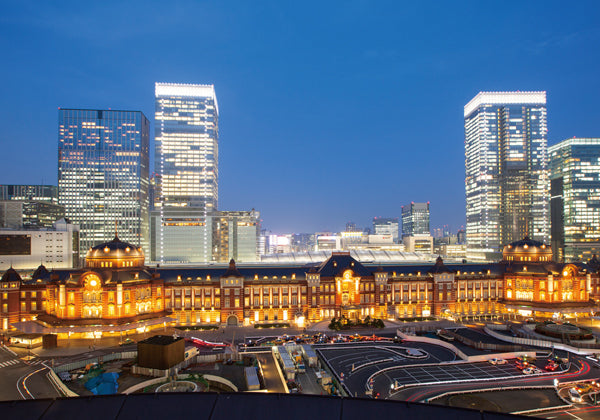ポストカード 日本風景「東京駅」105×150mm カラー写真 観光内 名所 郵便はがき