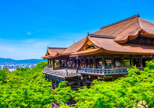 ポストカード 日本風景「深緑の清水寺」105×150mm カラー写真 観光内 名所 郵便はがき