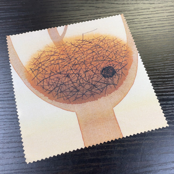 クリーニングクロス 山田和明 モノポの巣 夕暮れ時 メガネ拭き クリーナー ポリエステル100%