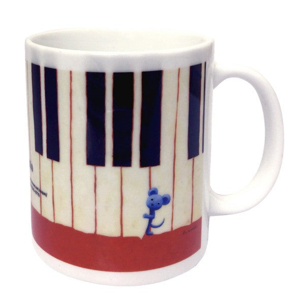 Mug Kazuaki Yamada "Refrain of Happiness" Picture book author Animal Musical instrument Teacup
