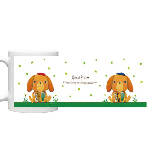 Mugs Kazuaki Yamada "Lop-kun the floppy-eared rabbit" Picture book author Animals Musical instruments Teacups