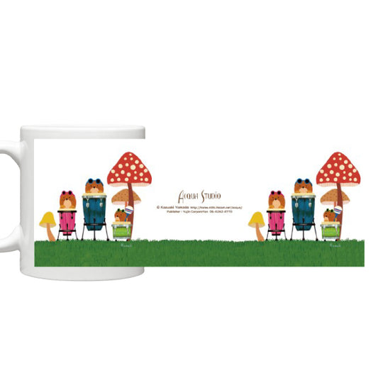 Mugs Kazuaki Yamada "Ann, Petit and Pake" Picture book author Animals Musical instruments Teacups