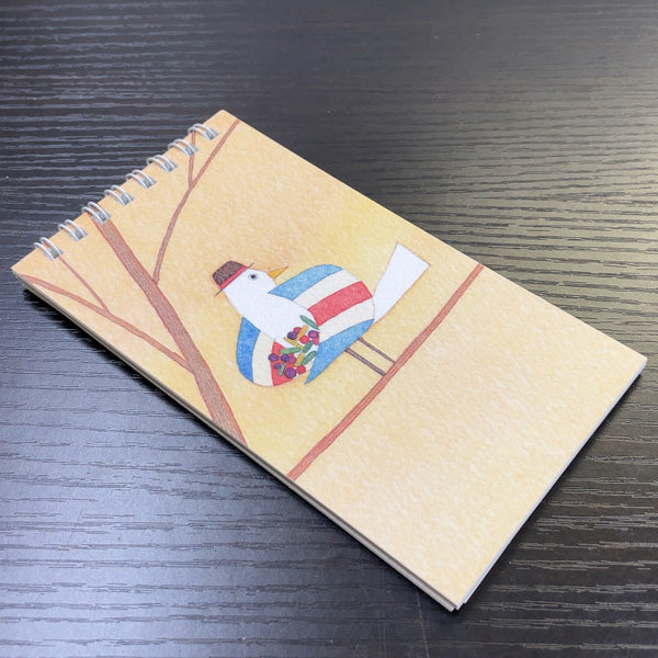 Multi-notebook by Kazuaki Yamada Monopo no Su "Hello Left" Ruled, dotted, grid, plain, illustration, memo pad