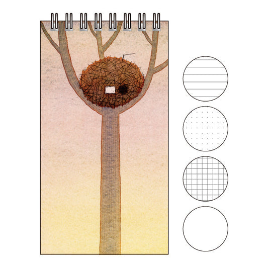Multi-notebook by Kazuaki Yamada Monopo no Su "Tatsumu" Ruled lines, dots, grid, plain, illustration, memo pad
