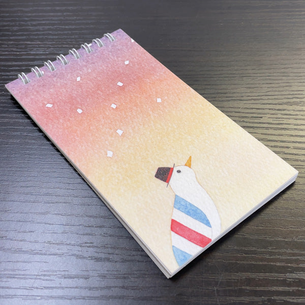 Multi-notebook Kazuaki Yamada Monopo no Su "Waiting for Time" Ruled, dotted, grid, plain, illustration, memo pad