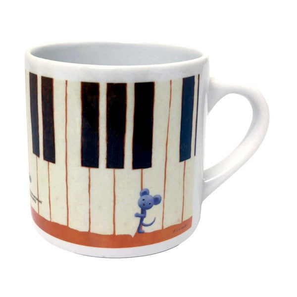 Mug Kazuaki Yamada "Refrain of Happiness" Picture book author Animal Musical instrument Teacup