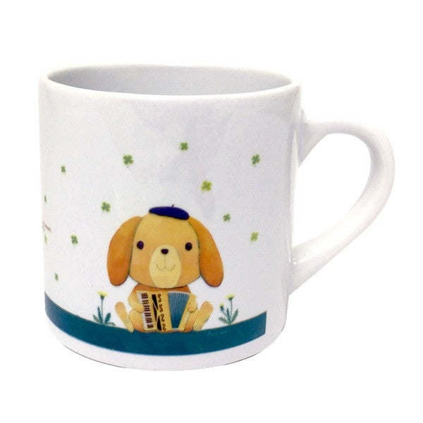 Mugs Kazuaki Yamada "Lop-kun the floppy-eared rabbit" Picture book author Animals Musical instruments Teacups