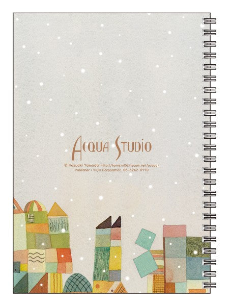 A5 Ring Notebook Kazuaki Yamada "Brussels in December" 60 Pages Picture Book Author Animals Musical Instruments Stationery