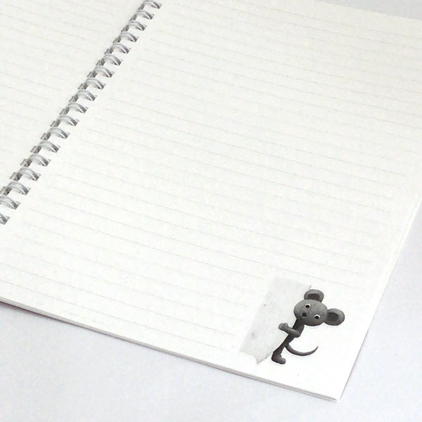 A5 Ring Notebook Kazuaki Yamada "Refrain of Happiness" 60 Pages Picture Book Author Animals Musical Instruments Stationery