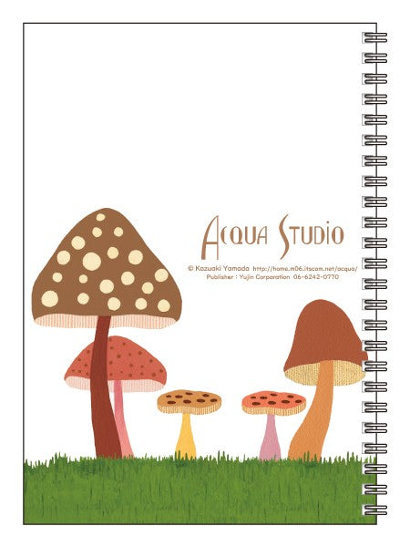 A5 Ring Notebook Kazuaki Yamada "Anne, Petit and Pake" 60 Pages Picture Book Author Animals Musical Instruments Stationery