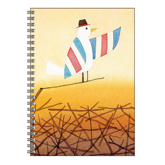 A5 Ring Notebook Kazuaki Yamada Monopo no Su "Move Forward" 60P Illustration Ruled Notepad