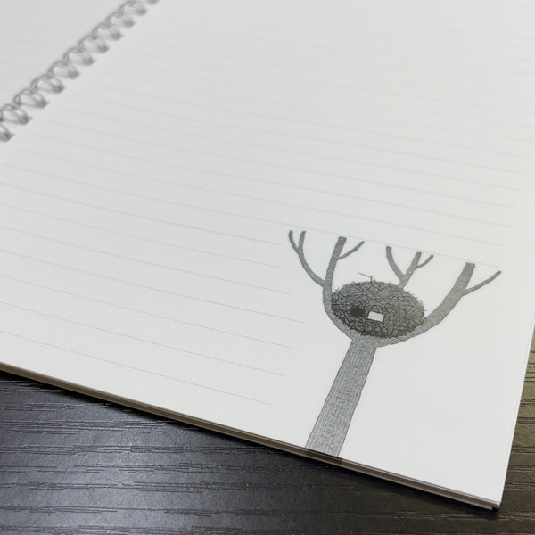 A5 Ring Notebook Kazuaki Yamada Monopo no Su "Tatsumu" 60P Illustration Ruled Notepad