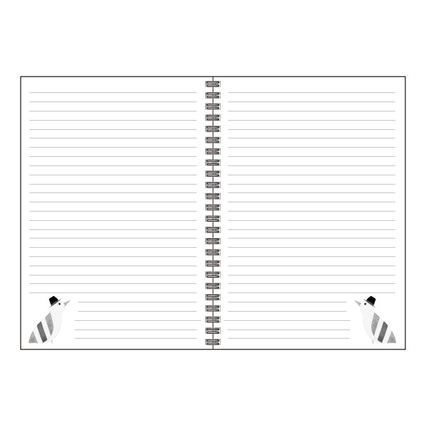 A5 Ring Notebook Kazuaki Yamada Monopo no Su "Waiting for Time" 60 Pages Illustrations Ruled Notepad