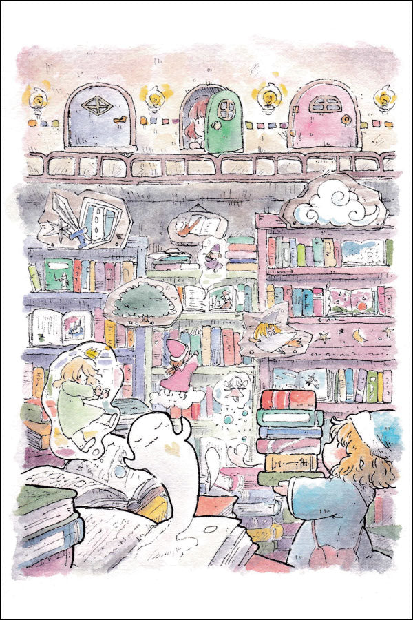 ポストカード かわいみな「物語倉庫」100×150mm イラストレーター 郵便はがき