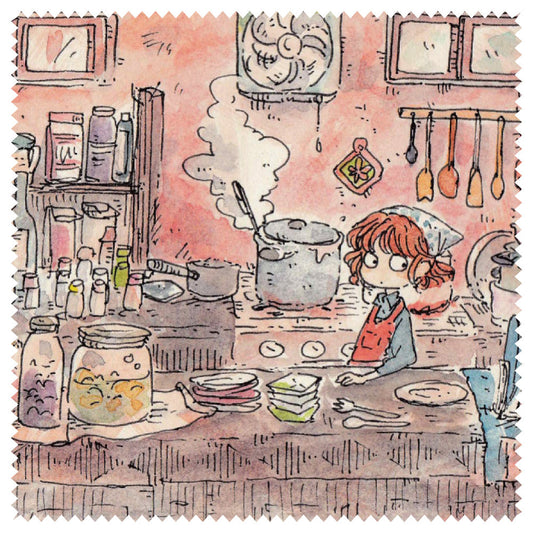 Cleaning cloth Mina Kawai "Kitchen" glasses cleaning cloth Lens cleaner Glasses accessories