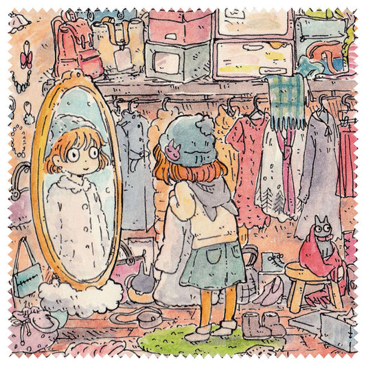 Cleaning cloth Mina Kawai "Closet" glasses cleaning cloth Lens cleaner Glasses accessories