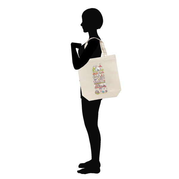 Canvas tote bag "Witch's Flower Shop"