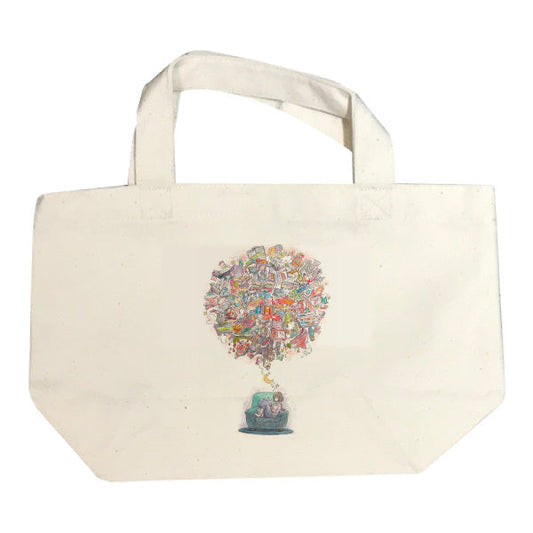Lunch Tote Mina Kawai "Book Dream" Tote Bag Canvas