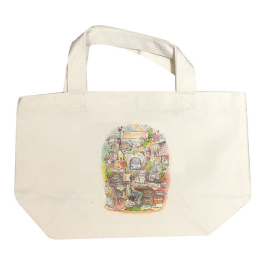 Lunch Tote Mina Kawai "Tabletop Travel" Tote Bag Canvas