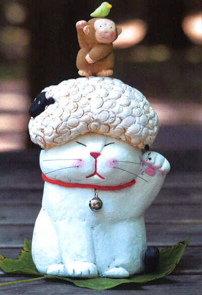 Postcard Risa Takahashi/Cat Clay Artist "Three Years on a Cat" 105 x 150 mm Animal Color Photo