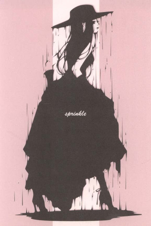 Postcard Wakamatsu Kaori "Sprinkle Woman" 100 x 148 mm Illustrator Postcard