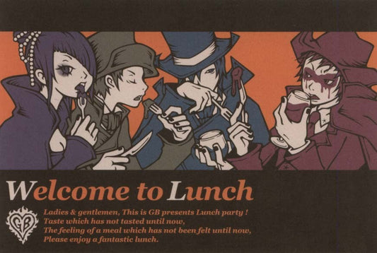 Postcard Wakamatsu Kaori "Welcome to Lunch" 100 x 148 mm Illustrator Postcard