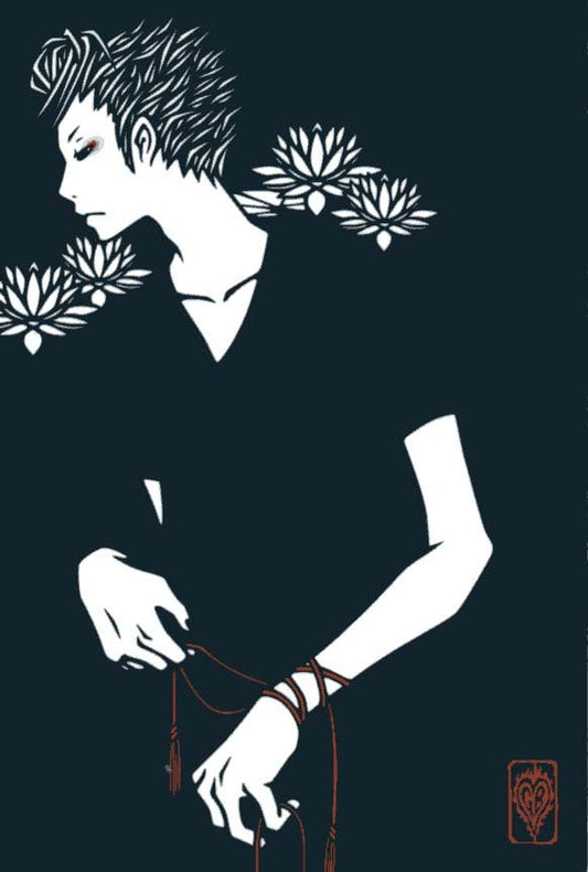 Postcard Wakamatsu Kaori "Male" 100 x 148 mm Illustrator Postcard