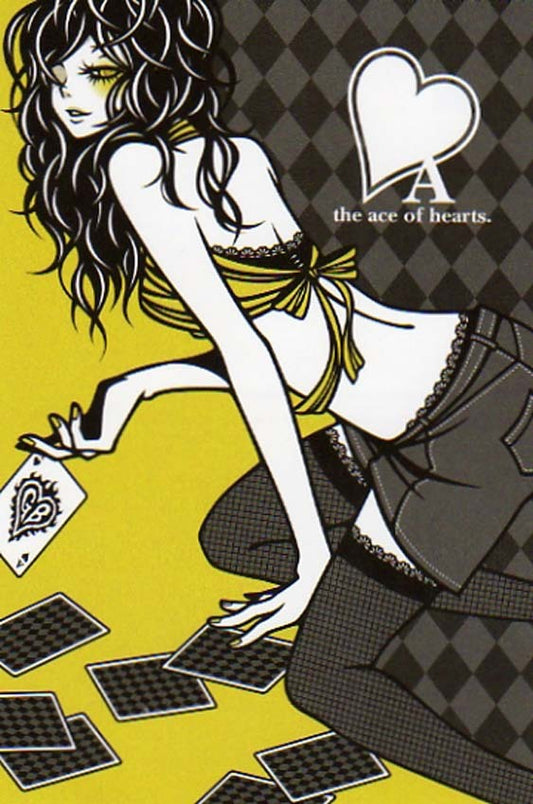 Postcard Wakamatsu Kaori "The Ace of Hearts." 100 x 148 mm Illustrator Postcard