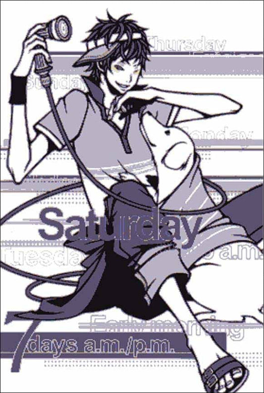 Postcard Wakamatsu Kaori "7days Saturday" 100 x 148 mm Illustrator Postcard