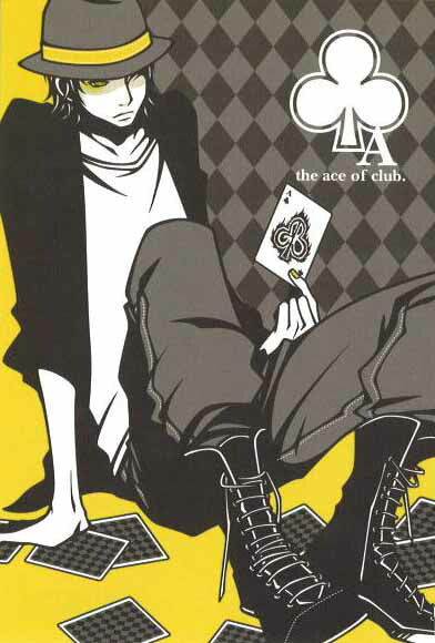 Postcard Wakamatsu Kaori "The Ace of Club." 100 x 148 mm Illustrator Postcard
