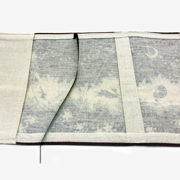 帆布製ブックカバー ワカマツカオリ A6文庫サイズ 170×290mm 女の子 ガール うさぎ 文房具