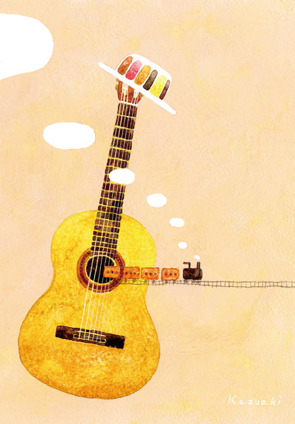 Postcard Kazuaki Yamada "Travel" 105 x 150mm Picture book author illustrator Postcard