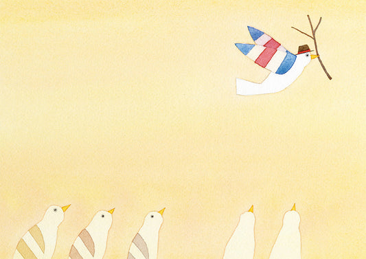 Postcard Kazuaki Yamada "Monoponosu Avant-Garde" 105 x 150 mm Picture book author illustrator Postcard