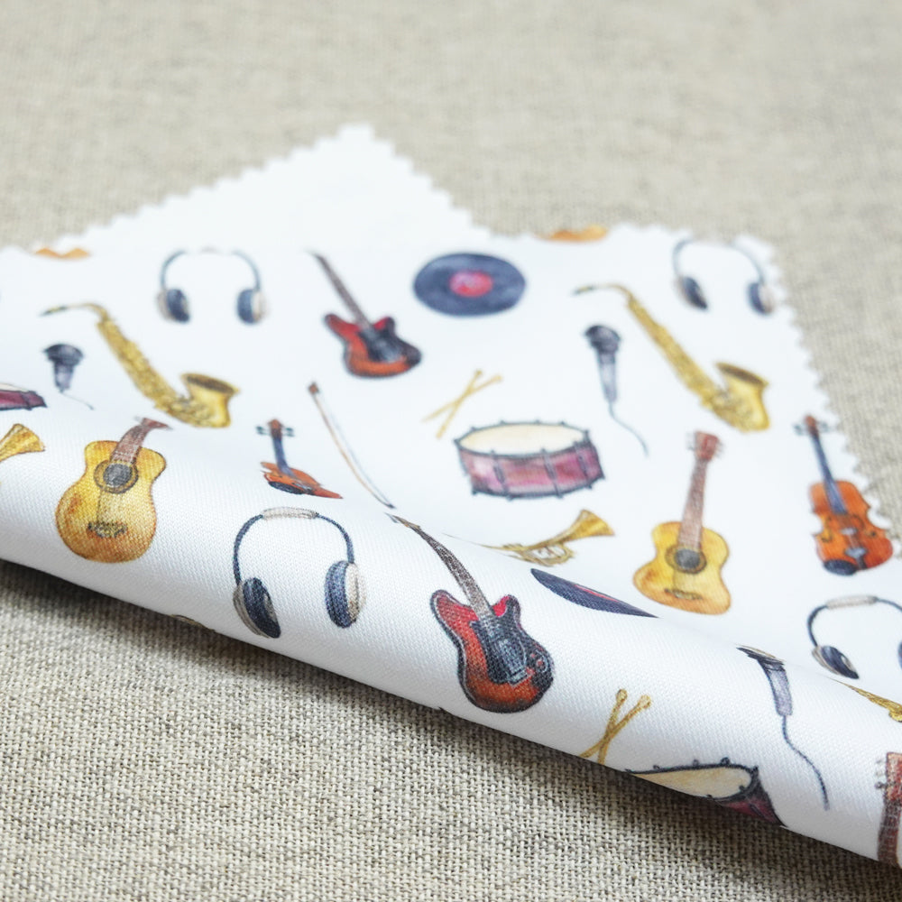 Cleaning cloth, musical instrument pattern, glasses cleaning cloth, cleaner, musical instrument pattern, 100% polyester, original