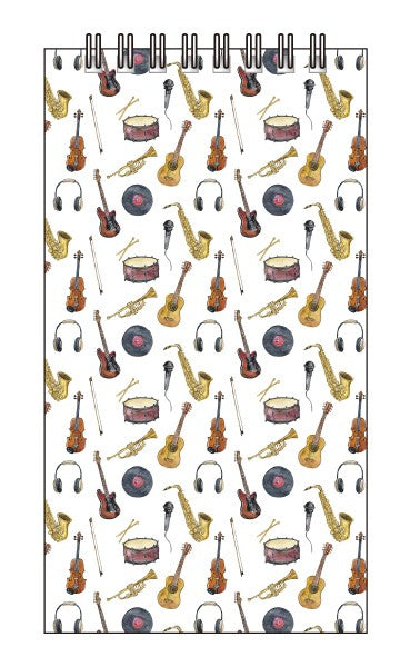 Quick Memo "Musical Instruments Pattern" Music Daily Goods Memo Pad Original