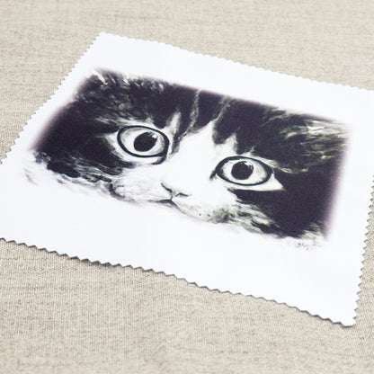 Set of 6 Cleaning Cloths 1 Minoru Nakahama Glasses Wipes Lens Cleaners Sumi-e Cat Artist