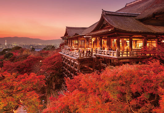 ポストカード 日本風景「京都 清水寺」105×150mm カラー写真 観光内 名所 郵便はがき