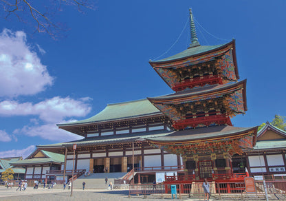 ポストカード 日本風景「千葉 成田山新勝寺」105×150mm カラー写真 観光内 名所 郵便はがき