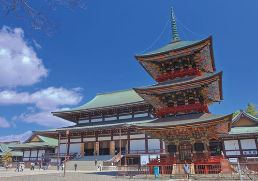 ポストカード 日本風景「千葉 成田山新勝寺」105×150mm カラー写真 観光内 名所 郵便はがき