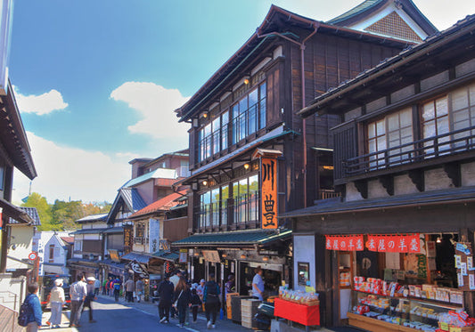 ポストカード 日本風景「千葉 成田山表参道」105×150mm カラー写真 観光内 名所 郵便はがき