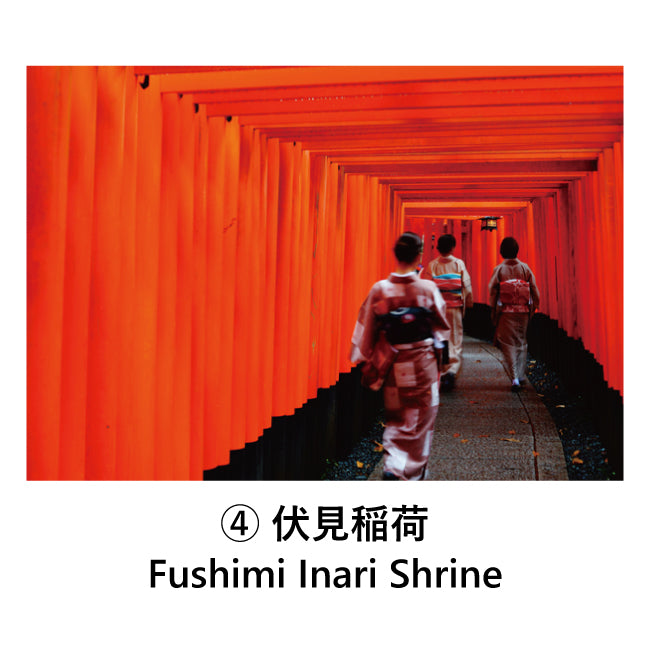 Set of 6 postcards: Japanese landscapes, Kyoto, Gion, Kinkakuji, Kiyomizudera, Sagano, 105 x 150 mm, color photos, sightseeing spots, famous places, postcards, original