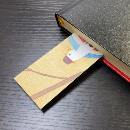 ブックマーク 山田和明 モノポの巣「こんにちは 左」50×180mm しおり イラスト