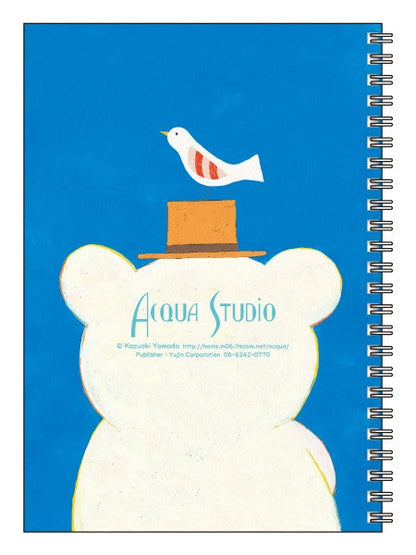 A5 Ring Notebook Kazuaki Yamada "My Ukulele" 60 Pages Picture Book Author Animals Musical Instruments Stationery