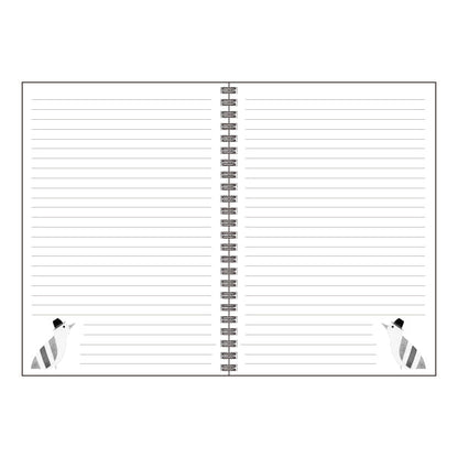 A5 Ring Notebook Kazuaki Yamada Monopo no Su "Waiting for Time" 60 Pages Illustrations Ruled Notepad
