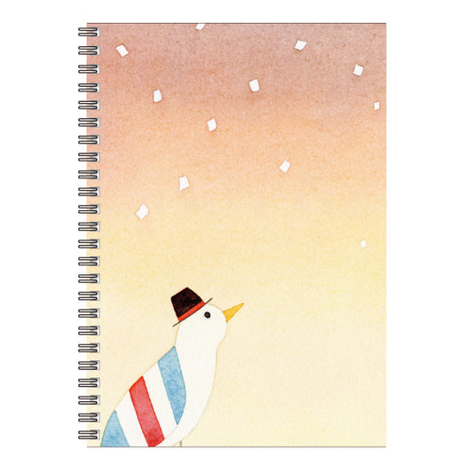 A5 Ring Notebook Kazuaki Yamada Monopo no Su "Waiting for Time" 60 Pages Illustrations Ruled Notepad