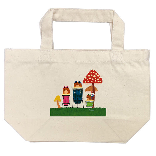 Lunch Tote Yamada Kazuaki "Anne, Petit and Pake" Canvas Bag Picture Book Author Illustration Gift Animal Musical Instrument